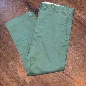 Crewcuts Sage green size 4 slim leg NWT chinos